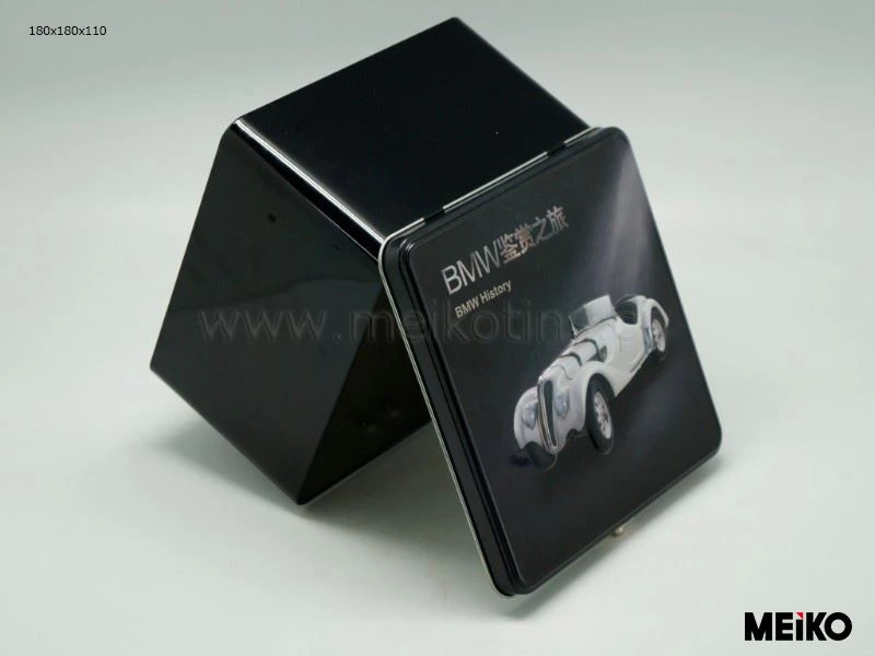 metal tin square box es