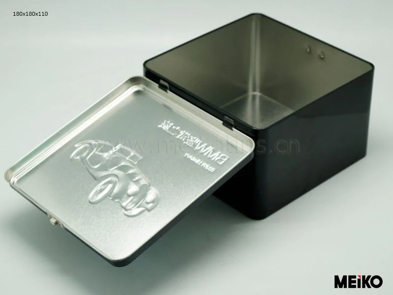 metal tin square boxes