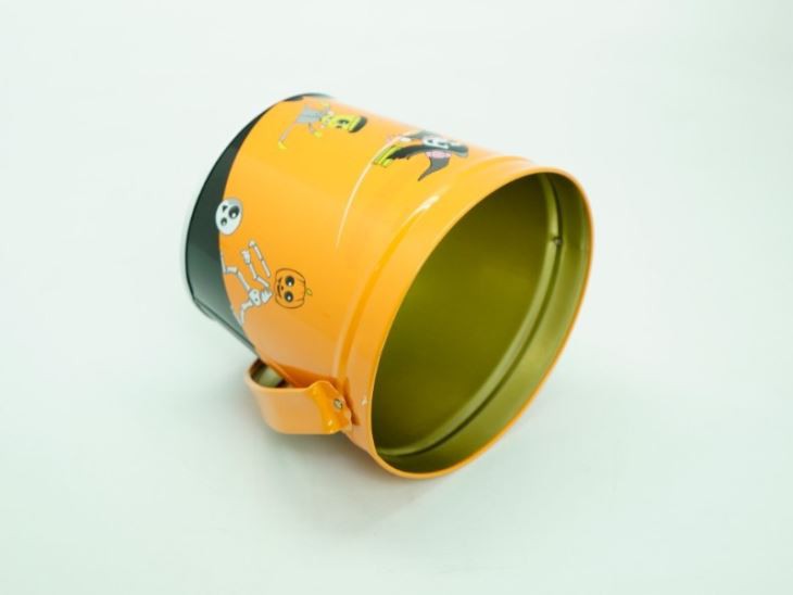 Small Gift Tin Bucket With Handle