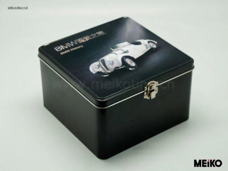 Metal Tin Square Box